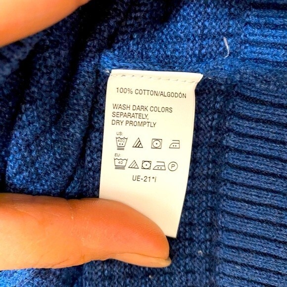 GH BASS & CO Men's Pullover 100% Cotton Blend Sweater - Picture 6 of 6